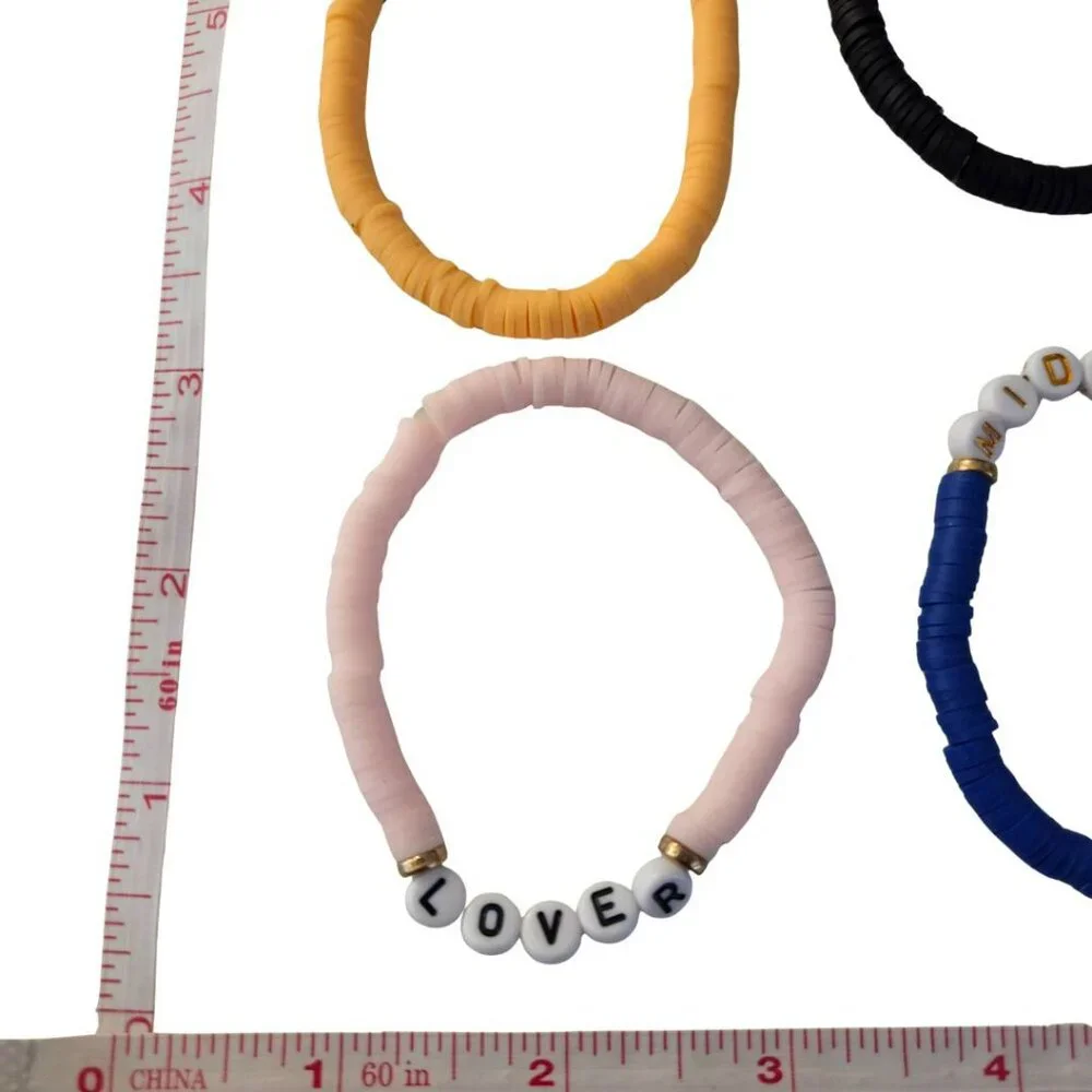 Taylor Swift Inspired Friendship Bracelets 11 Colorful Beaded Set Swifties Fans